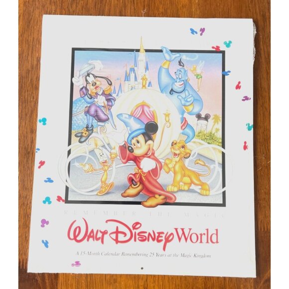 Vintage 1996-97 Walt Disney World Calendar Celebrating 25 Years - Picture 2 of 5